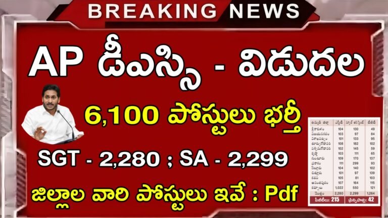 AP DSC Notification 2024
