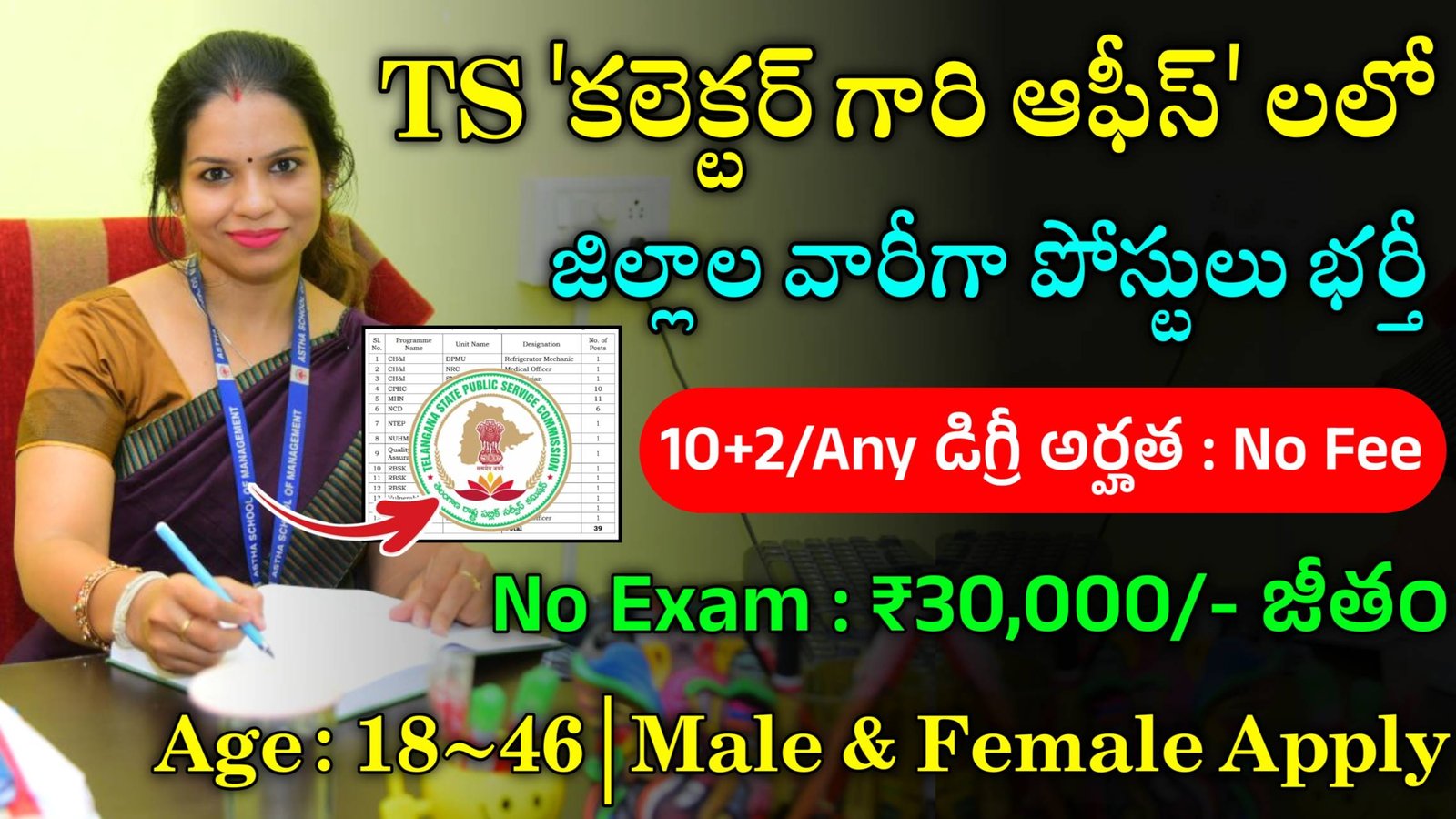 TS Collector Office Jobs