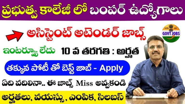 Library Attendant Jobs 2024