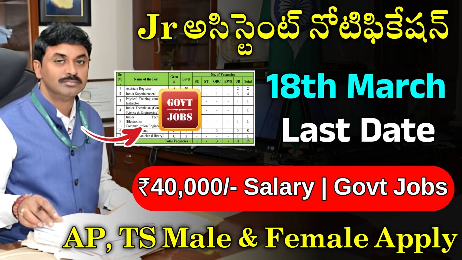 Junior Assistant Jobs 2024