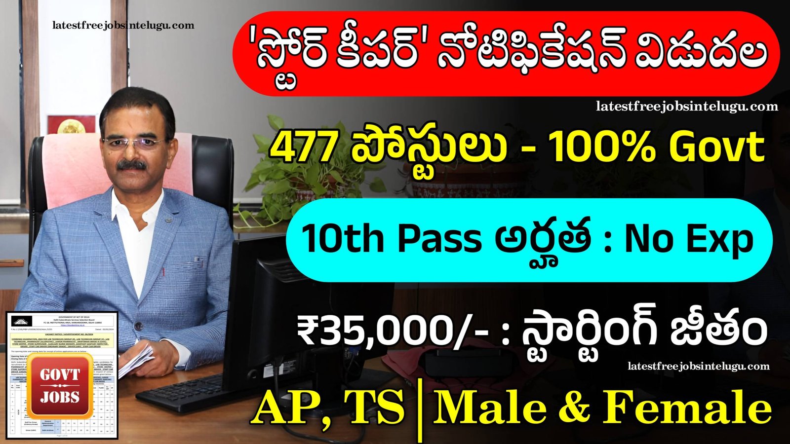 DSSSB Recruitment 2024