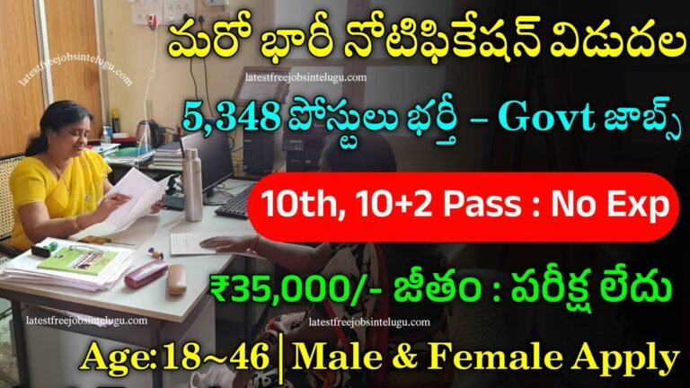 TS 5348 Jobs Notification