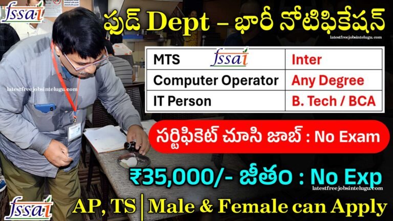 FSSAI New Recruitment 2024