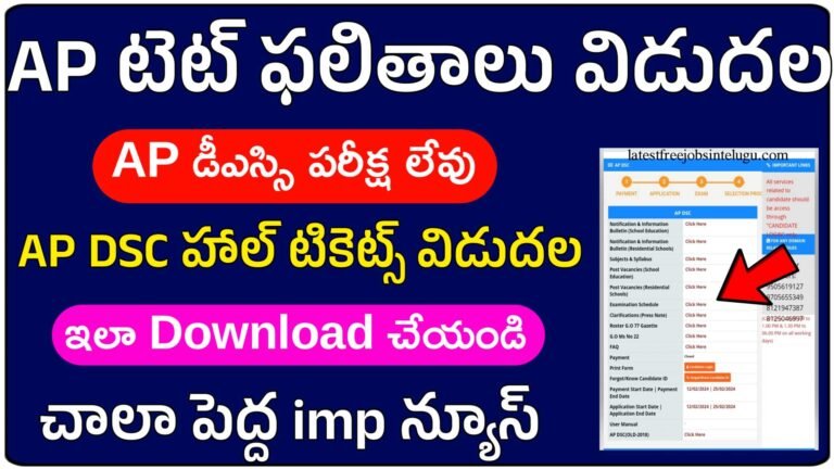 AP TET Official Results 2024