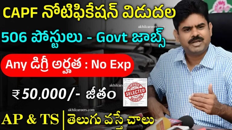 UPSC CAPF Notification 2024